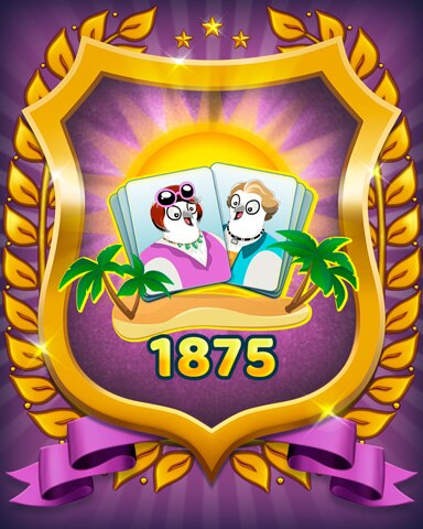 Level 1875 Badge - Snowbird Solitaire