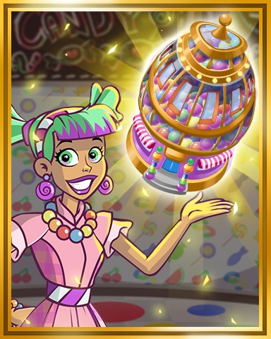 Gold Candy Shop Tier 5 Badge - Sweet Tooth Town