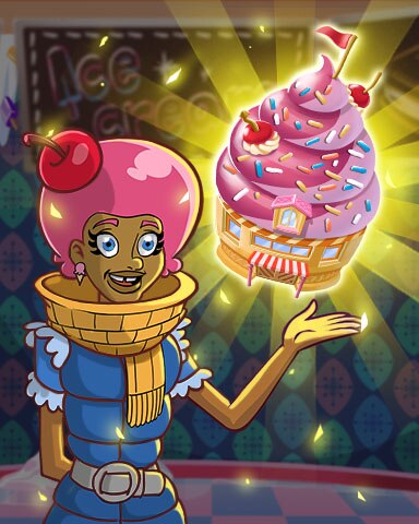 Ice Cream Shop Tier 5 Badge - Sweet Tooth Town