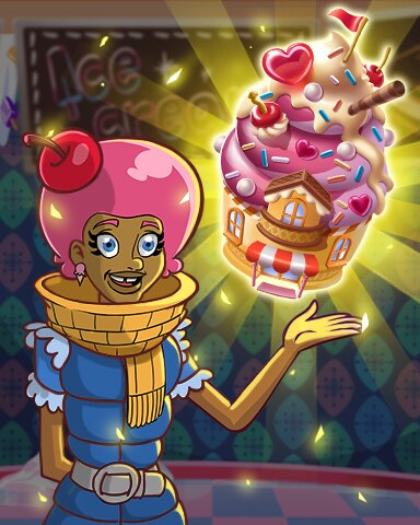 Sweet Tooth Town Ice Cream Shop Tier 6 Badge