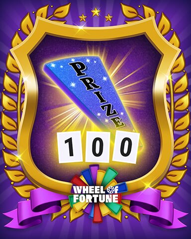 Wheel Of Fortune Prize Wedge Badge