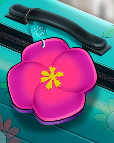 Garden Blast Luggage Tag Badge - First Class Solitaire HD