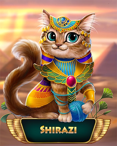 Shirazi Cairo Cat Badge - Pogo Slots