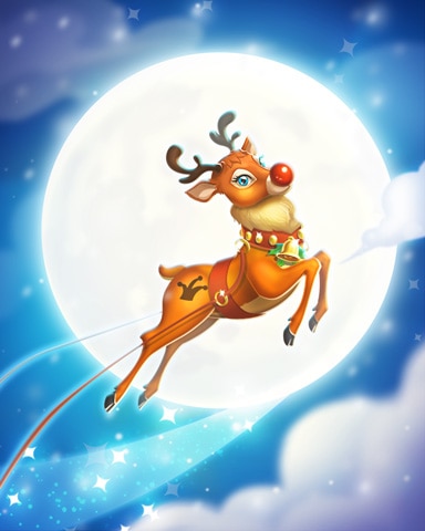 Joker Reindeer Run Badge - First Class Solitaire HD