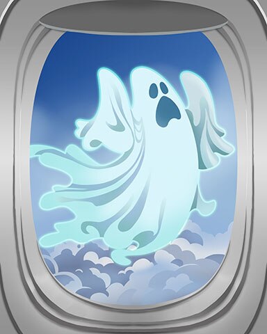 First Class Solitaire HD Ghost Fright Flight Badge