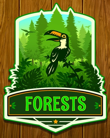 Mahjong Safari HD Forests Habitat Safari Badge