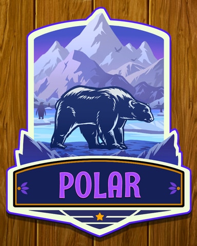 Mahjong Safari HD Polar Regions Habitat Safari Badge
