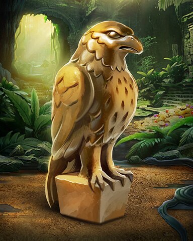 Golden Eagle Lost Treasures Badge - Tri-Peaks Solitaire HD