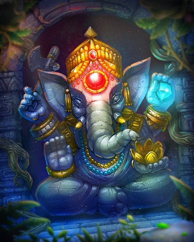 Elephant Temple Guardian Badge