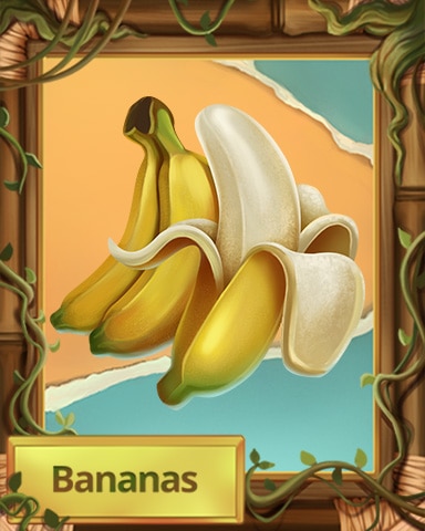 Tri-Peaks Solitaire HD Bananas Jungle Fruit Badge