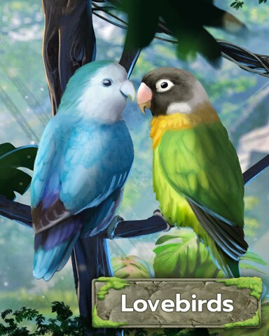 Loverbirds Badge - Tri-Peaks Solitaire HD