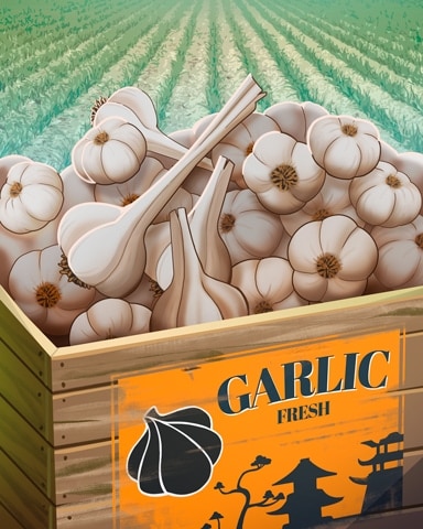 World Class Solitaire HD Garlic Harvest Exports Badge