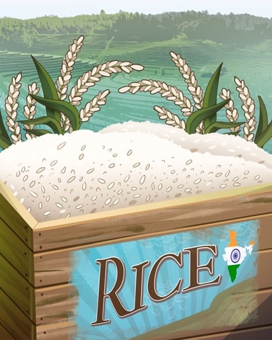 World Class Solitaire HD Rice Harvest Exports Badge