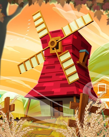 Autumn Windmill Badge - Word Whomp HD