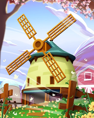 Spring Windmill Badge - Word Whomp HD