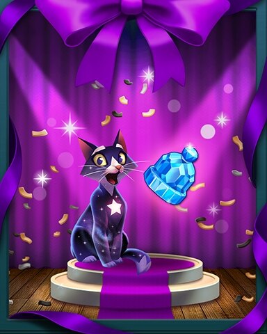 Winter Warmth Badge - Bejeweled Stars