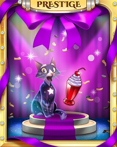A Milkshake Mission Prestige Badge - Bejeweled Stars
