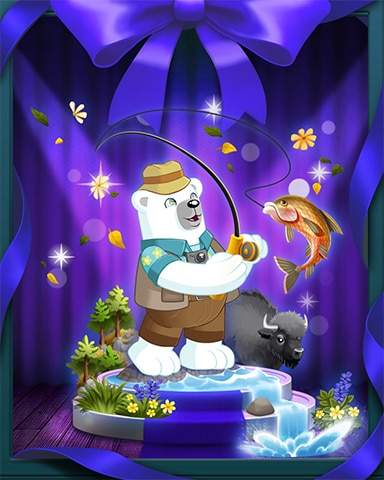 Snowbird Solitaire Bearnard River Fishing Badge