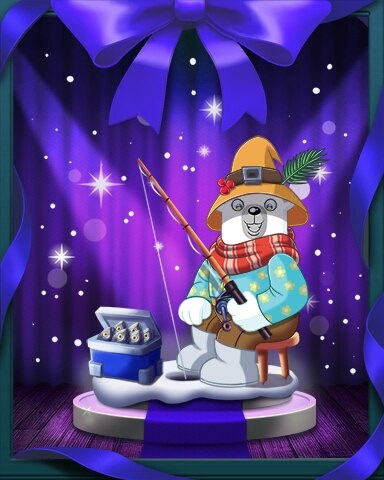 Ice Fishing Badge - Snowbird Solitaire