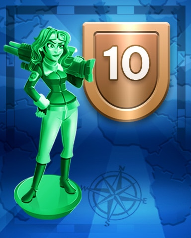 Rank 10 Badge - RISK: Pogo Domination