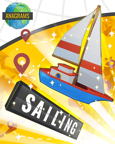 Anagrams Sailing Badge - Anagrams