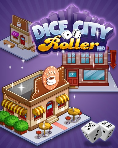 City Coffee Shop Badge - Dice City Roller HD