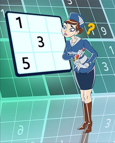 Pogo Daily Sudoku Puzzling with Pam Badge