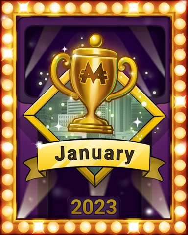 Monopoly Sudoku New Year Lap 4 Badge - MONOPOLY Sudoku