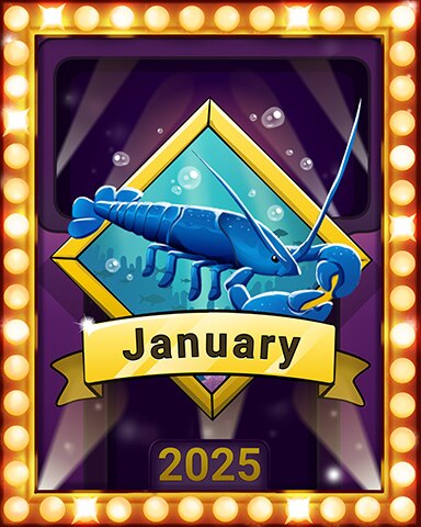 Quinn's Aquarium New Year Splash Fest Lap 1 Game of the Month Badge