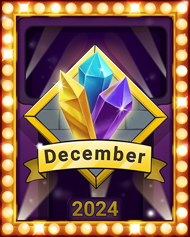 Shimmering Gemstones Lap 1 Game of the Month Badge