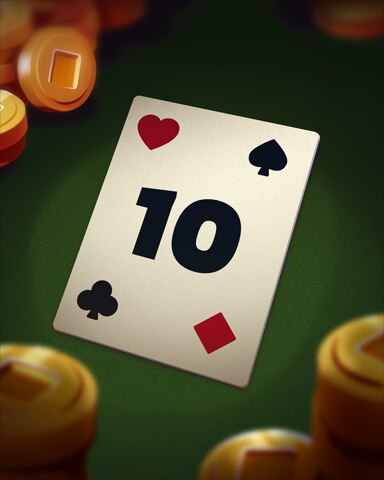 Rank 10 Badge - Poker Town