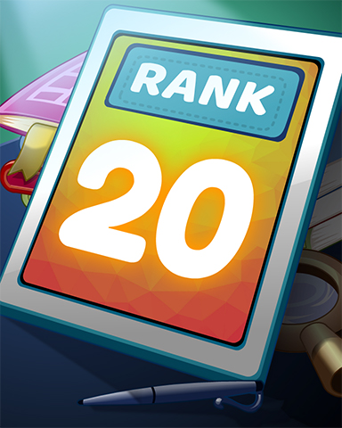 Rank 20 Badge - Word Search Daily HD