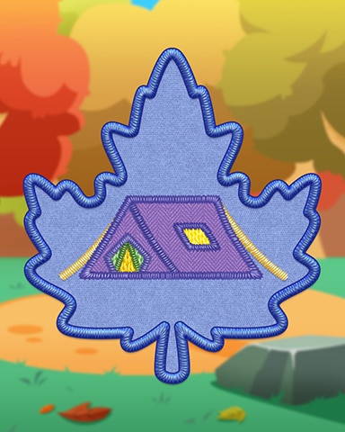 Blue Pitching Badge - Garden Blast