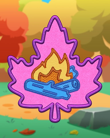 Violet Campfire Badge - Canasta HD