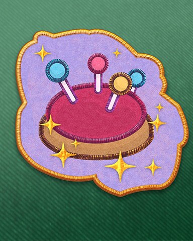 Pinning Renaissance Fair Badge