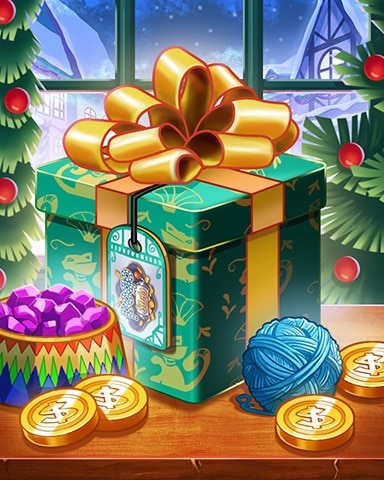 Pogo Slots Santa Slots Holiday Gift Badge