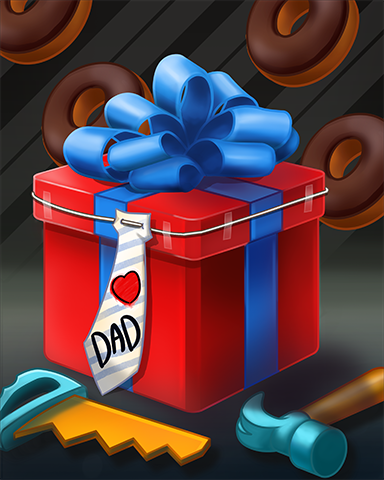 Mahjong Safari HD Gift for Dad Badge