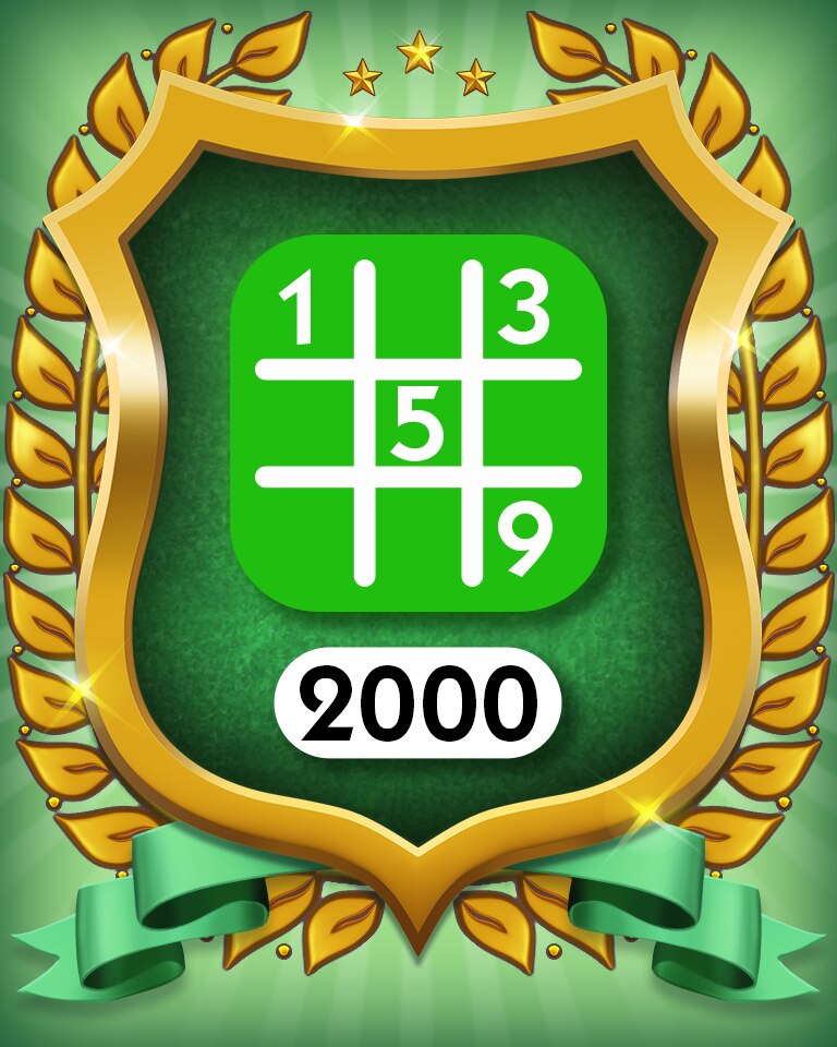MONOPOLY Sudoku Connecticut Avenue 2000 Easy Badge