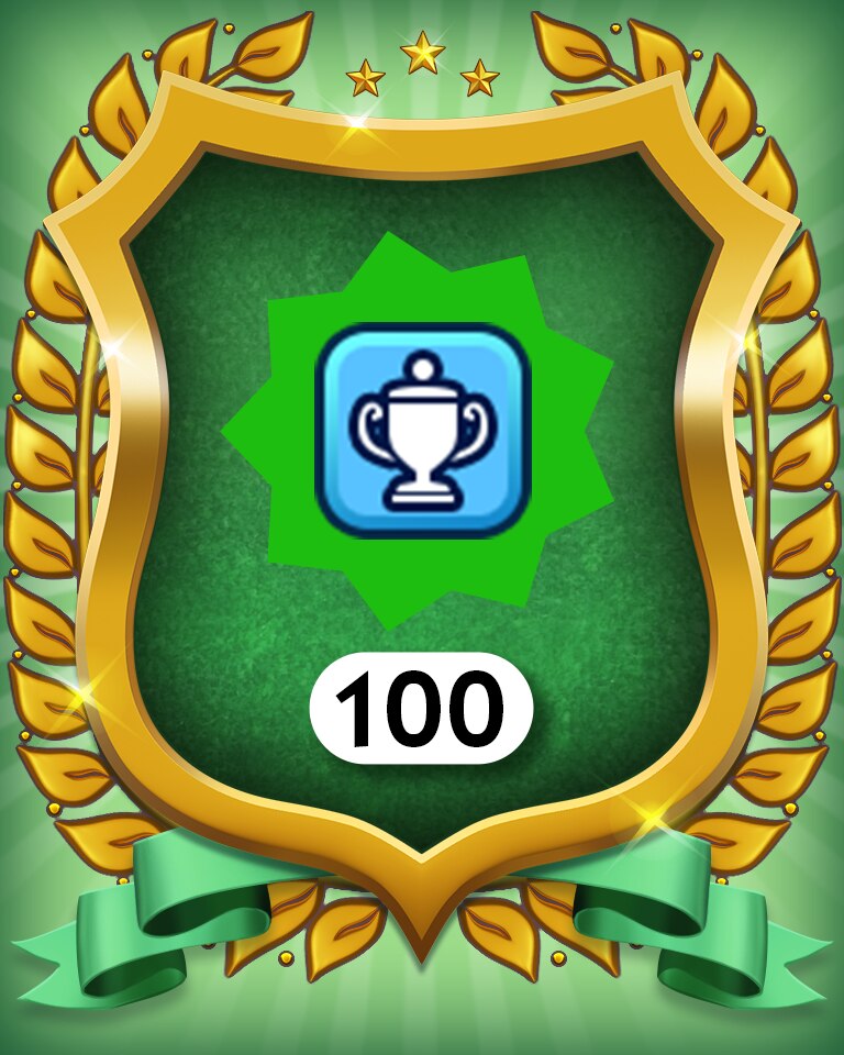 Champion Easy 100 Badge - Monopoly Sudoku