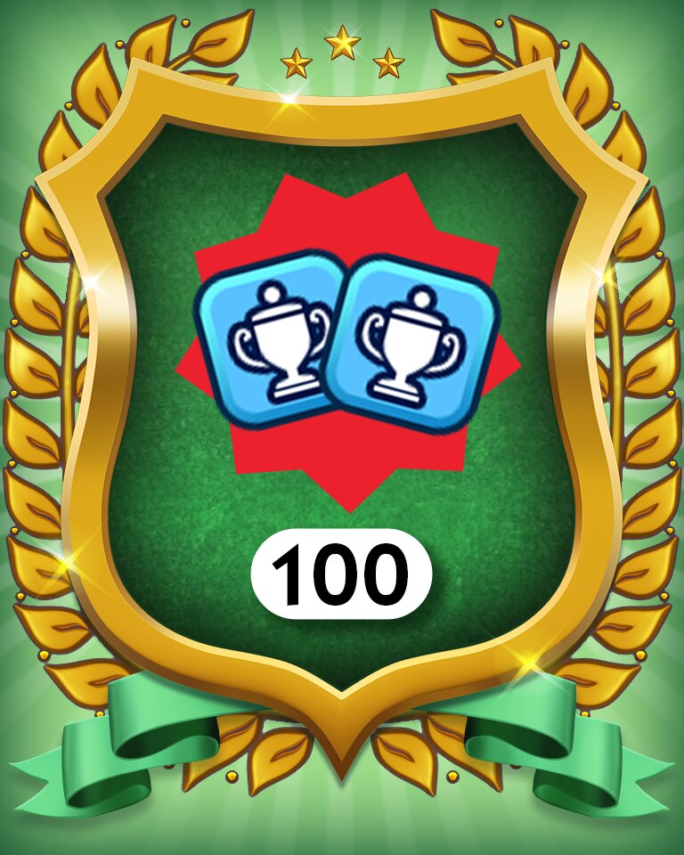 Champion Hard 100 Badge - Monopoly Sudoku