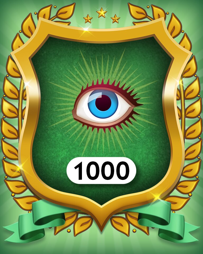 No foresight 1000 Badge - Monopoly Sudoku