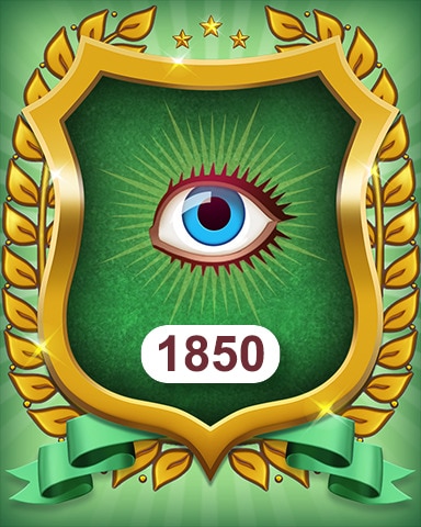 No foresight 1850 Badge - MONOPOLY Sudoku