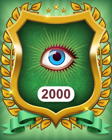 No foresight 2000 Badge - MONOPOLY Sudoku