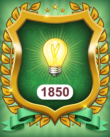 No hints 1850 Badge - MONOPOLY Sudoku