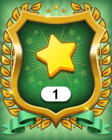 Stars 1 Badge - MONOPOLY Sudoku