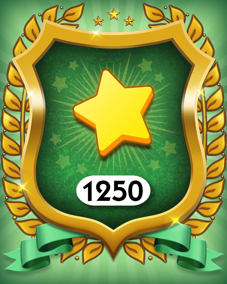 MONOPOLY Sudoku Stars 1250 Badge