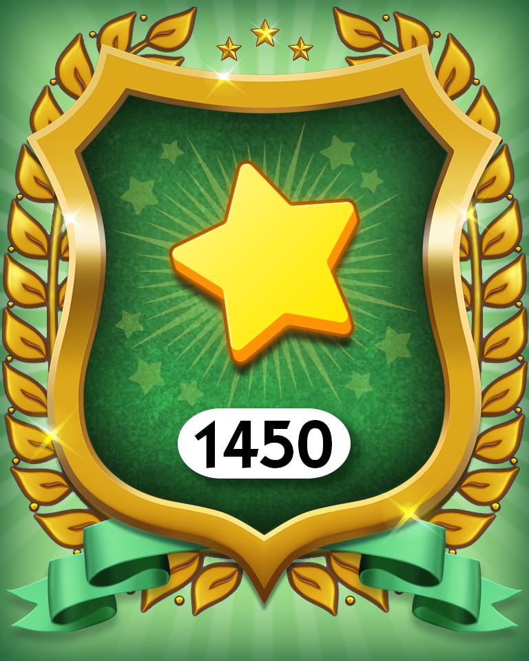 MONOPOLY Sudoku Stars 1450 Badge