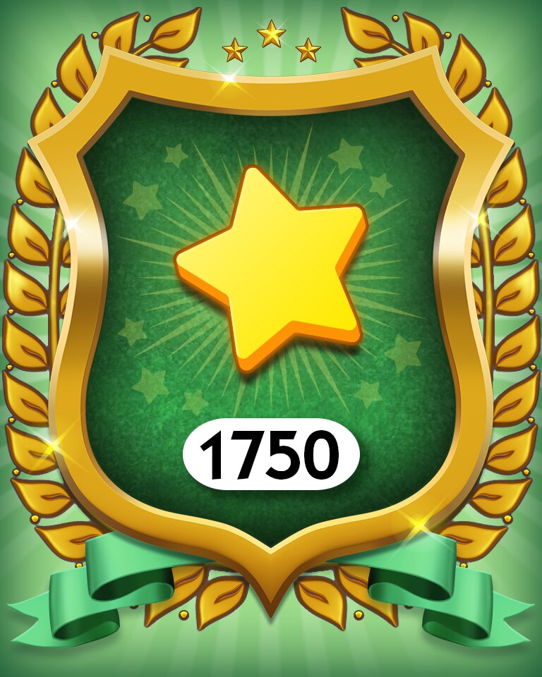 MONOPOLY Sudoku Stars 1750 Badge