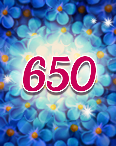 Flowers 650 Badge - Jewel Academy