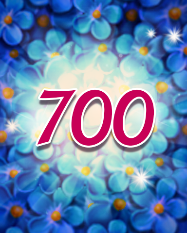 Flowers 700 Badge - Jewel Academy